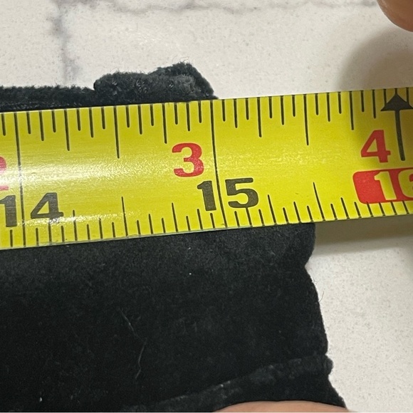 BCBGmaxazria black velvet pants with Leg Zipper size 26 - Picture 11 of 13